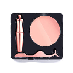 Delineador líquido magnético natural de larga duración, pestañas postizas magnéticas y pinzas, set de maquillaje