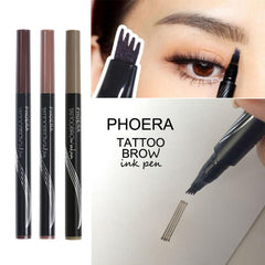 Nouveau crayon à sourcils ultra-fin à quatre pointes, longue tenue