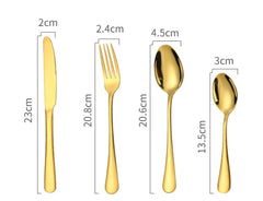 High-end tableware 24 piece set