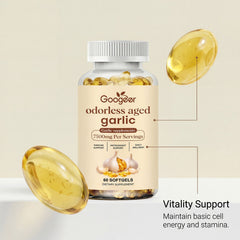 Plant-Based Dietary Supplement Cooked Garlic Capsules
