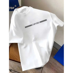 Style de luxe pour homme en coton avec inscription
