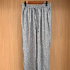 Pantalon décontracté léger et ample pour hommes, à effet rafraîchissant