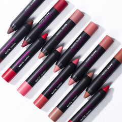Set de lápiz labial mate y brillo labial antiadherentes