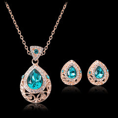Hollow pattern jewelry set