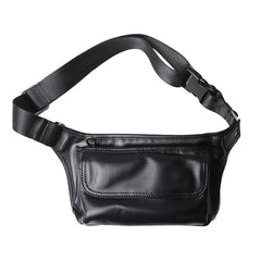 Single-Shoulder Crossbody Genuine Leather Chest BagWaist Bag Large Capacity Multi-Functional