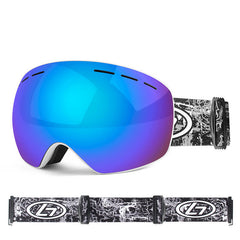 Windshield ski goggles