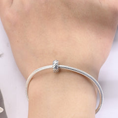 Round Clip-bead DIY Bracelet Accessories, Fashionable Beading Components
