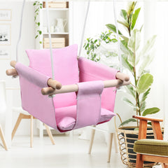 Silla colgante para bebé y niño, asiento plegable de lona para el hogar, columpio