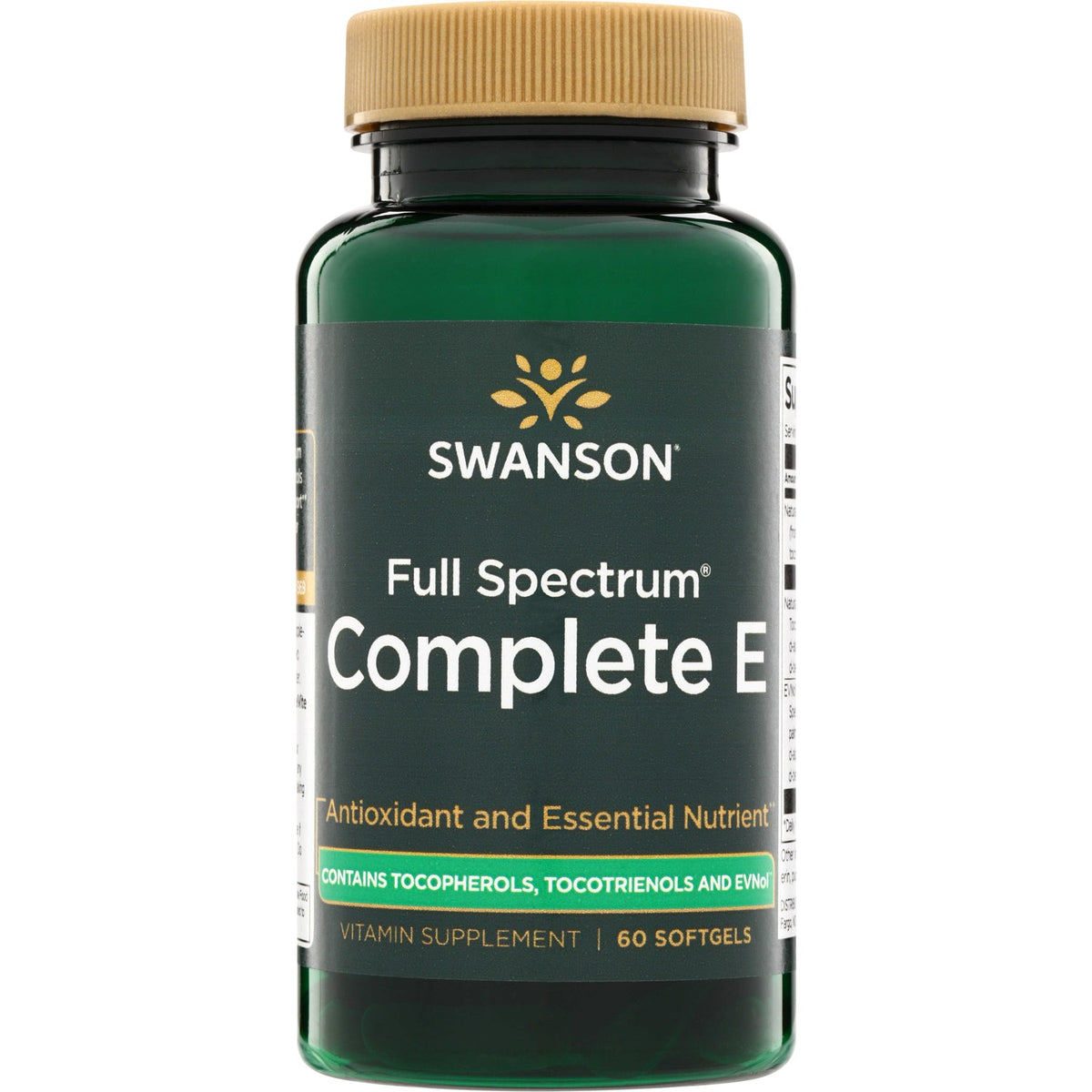 Full Spectrum Complete E Contain Tocopherols, Tocotrienols & ENVol