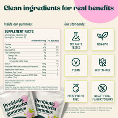 Prebiotic And Probiotic Kombucha Gummies