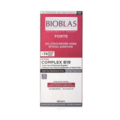 Bioblas Forte Shampoo 360ml - Intensive Hair Loss Treatment | Herbal Complex