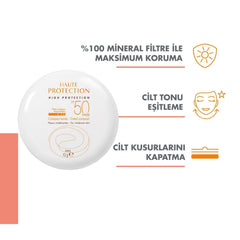Avene Mineral Sunscreen Compact Cream Foundation SPF 50 - Sensitive Skin Sun Protection with UVA and UVB Protection
