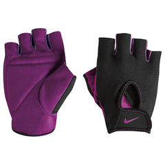 Nike Womens Fundamental Training Gloves (Black/Bold Berry Large)
