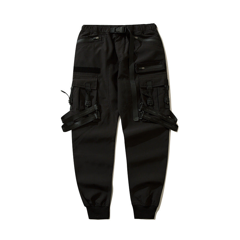 Pantalon cargo jogger de parachutiste, décontracté, long, pour l'automne et l'hiver