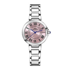 Women's Roman Numeral Steel Band Wristwatch