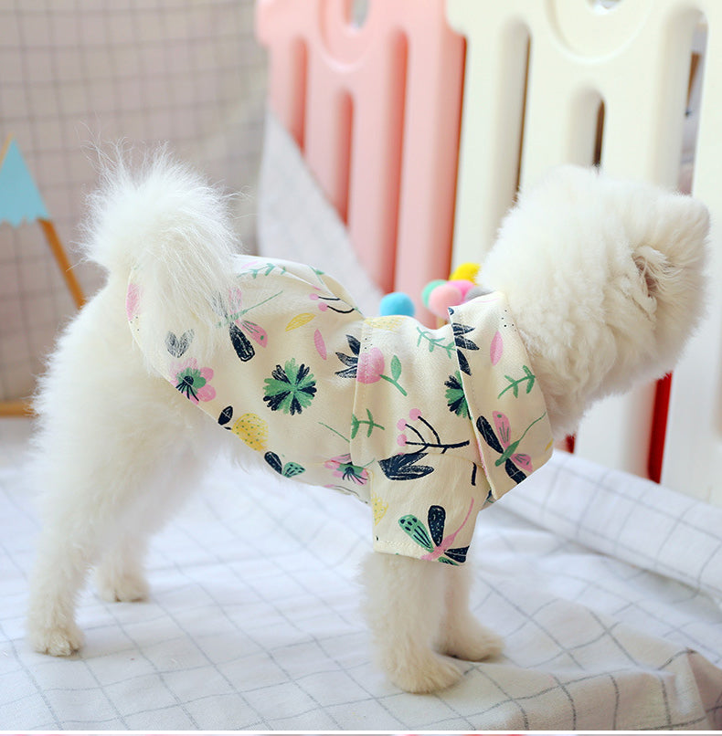 Chemise d'été fine et mignonne pour petit chien poméranien, plus petit qu'un ours