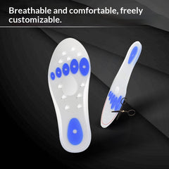Semelles intérieures transparentes en silicone pour hommes et femmes