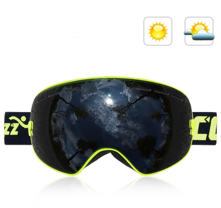 Lunettes sphériques doubles couches antibuée