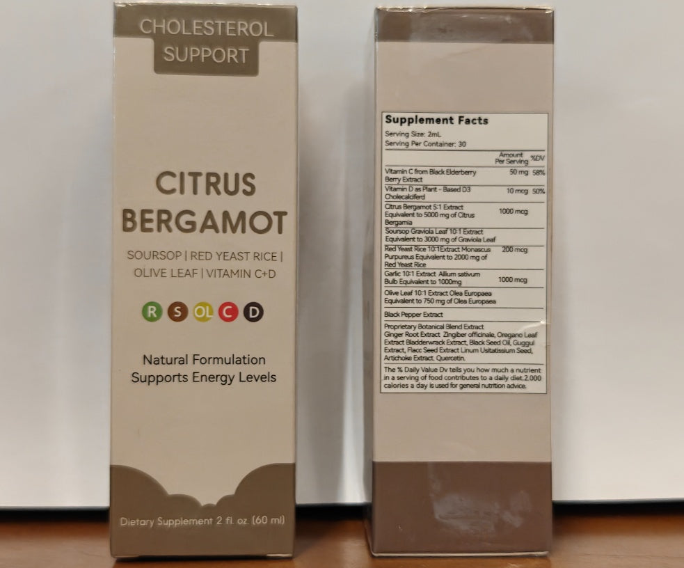 Citrus Bergamot Cholesterol Support Liquid Drops