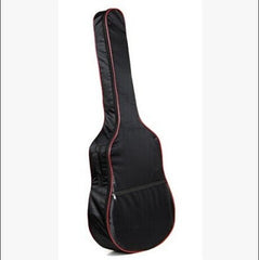 Sac à guitare rouge avec bordure, sac à dos étanche universel pour guitare acoustique de 40 pouces et guitare de 41 pouces