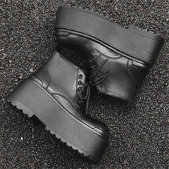 British-style Vintage Chunky-soled Shoes For Men