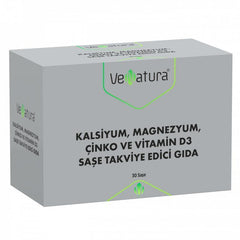 Venatura Calcium Magnesium Zinc Vitamin D3 Dietary Supplement - Supports Bone Health & Immune Function