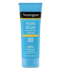 Lotion solaire en gel aqueux Neutrogena Hydro Boost avec protection à large spectre SPF 30