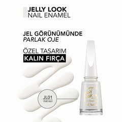 Vernis à ongles Flormar effet gel - longue tenue, pigments intenses, fini brillant