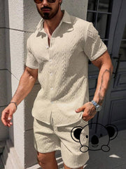 Fashionable Mens Casual Shirt Set