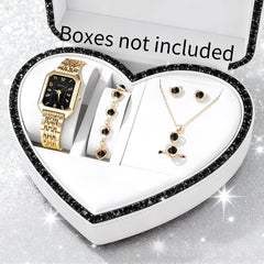 Womens Charitable Jewelry Set With Watch