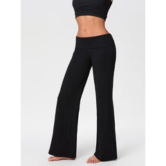 Womens Loose-Fit Foldable Casual Pants For Spring And Summer