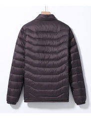Men's Casual Cotton Jacket With A Stand-up Collar