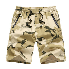 Short cargo ample pour homme, multi-poches, en coton pur