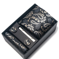 Cravate formelle jacquard en fil polyester teinté, vente directe pour homme