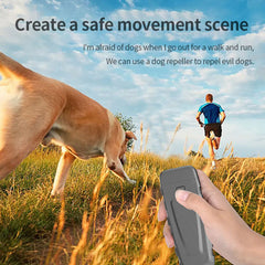 Dispositif portatif de dressage ultrasonique pour chien, arrêt des aboiements et contrôle des aboiements - dispositif dissuasif contre les aboiements du chien - produits pour animaux