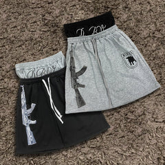 Mens Relaxed-Style Casual Cropped Shorts