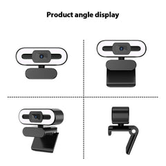 2K Webcam Web Camera Study Chat Work PC Laptop Desktop USB With Microphone WebCamera Home Auto Light Correction for Desktop Laptop Streaming Computer USB Web Camera