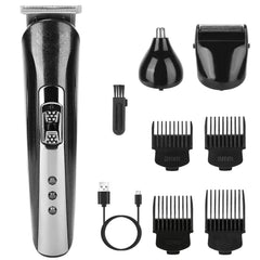 3-in-1 Rechargeable Hair Clipper Cordless Hair Trimmer Shaver