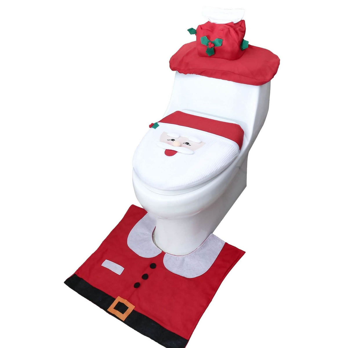 3-Pack: Christmas Fancy Christmas Home Bathroom Decor Set
