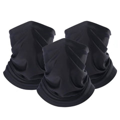 3-Pack: Headband, Bandanas, Scarf, Neck Warmer, Head Wrap, Multi Functional Gaiter