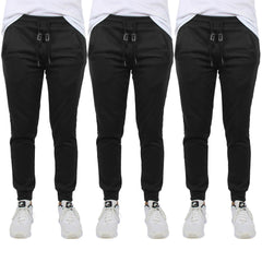3-Pack: Men's French Terry Slim-Fit Jogger