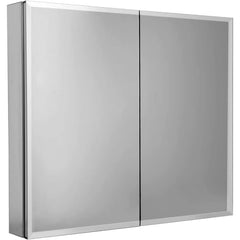 30" W X 26" H Aluminum Bathroom Mirror Medicine Cabinet with Dual Mirrors