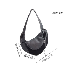 Pet shoulder bag-black-small-1 pack