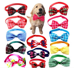 Plaid-Haustierkrawatte Katze Hund Halstuch Accessoires Haustierzubehör