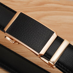 Ceinture personnalisée tendance pour homme à boucle automatique