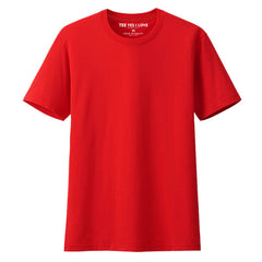 High-quality Pure Cotton Men's Loose Crew Neck Printed Trendy Brand Short-sleeve T-shirt, New Summer Style