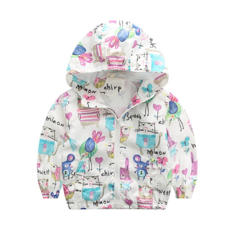Sudadera con capucha de dibujos animados para bebé