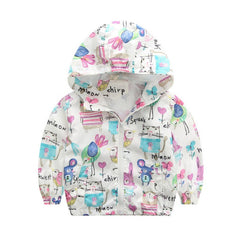 Sudadera con capucha de dibujos animados para bebé