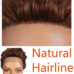 Front Lace Wig All Real Hair Short Headgear