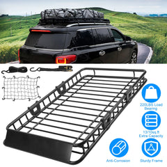 Porte-bagages de toit universel pour voiture 63x39x6.3in